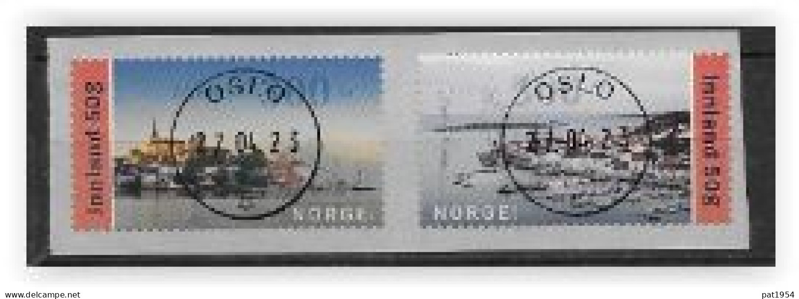 Norvège 2023 Série Oblitérée Riser Et Arendal - Used Stamps