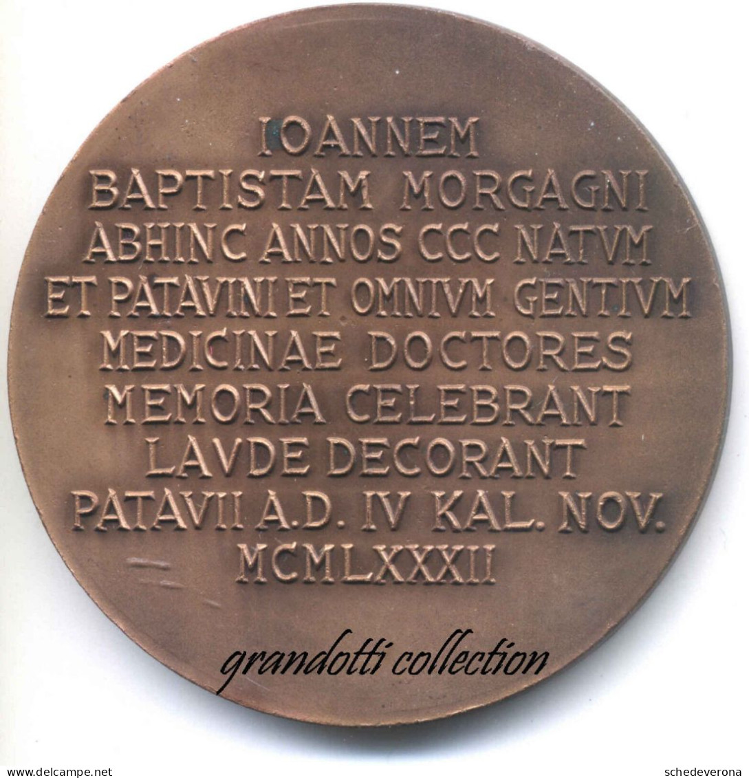 GIOVANNI BATTISTA MORGAGNI UNIVERSITÁ PADOVA MEDAGLIA 1982 - Professionals/Firms