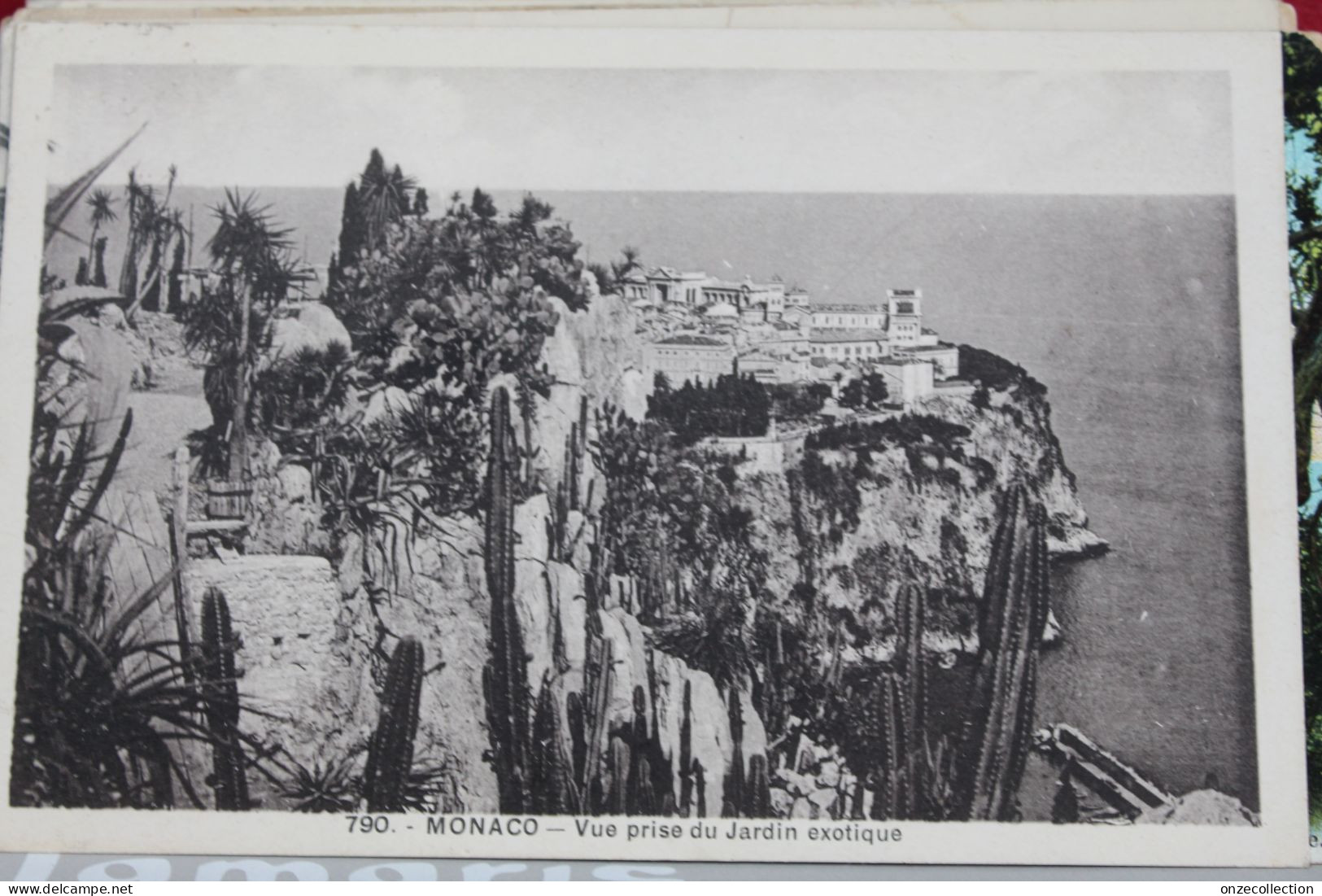 MONTE  CARLO   -       VUE  PRISE  DU  JARDIN  EXOTIQUE    -              1935 - Operahuis & Theater