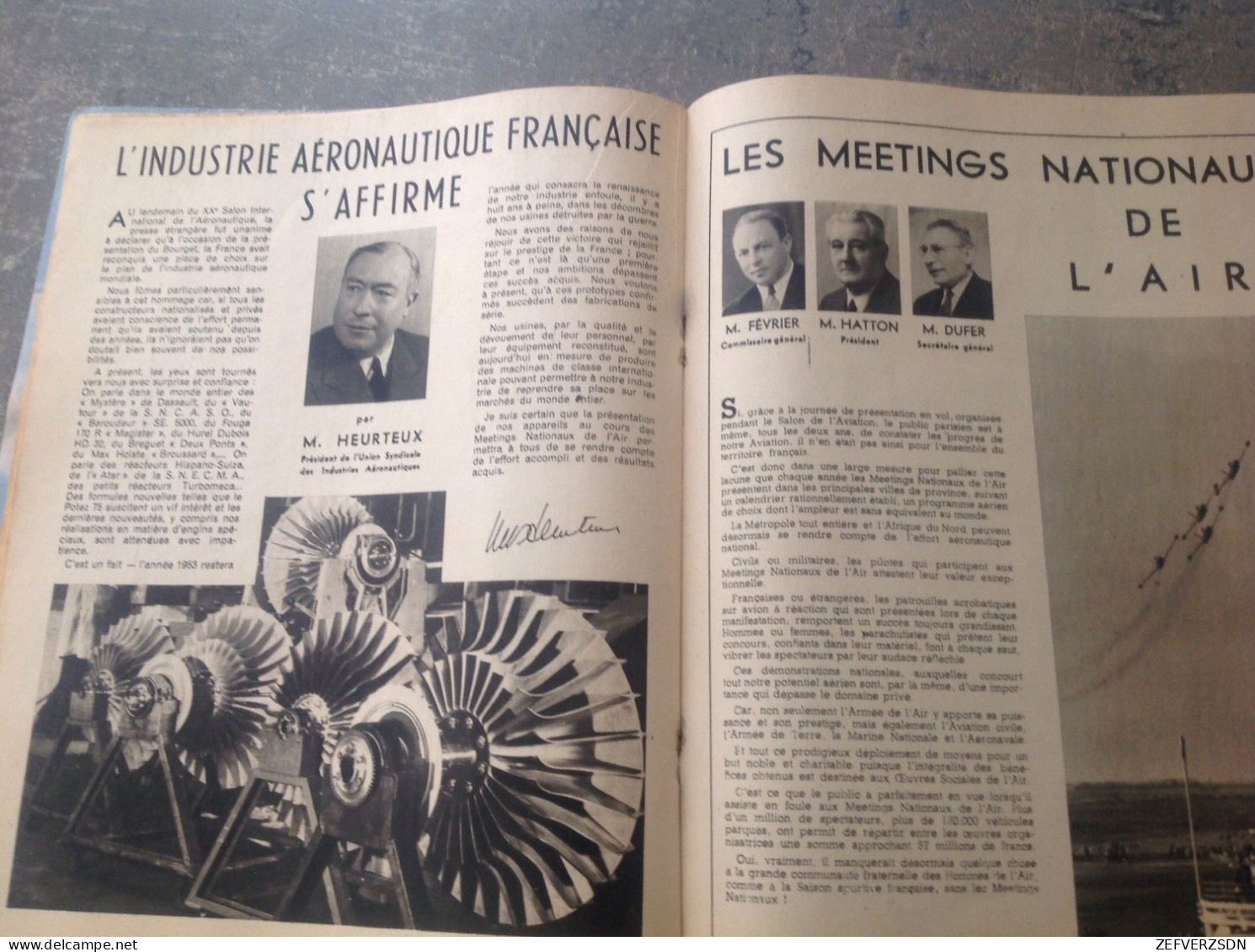 MEETING NATIONAL DE L AIR AVIATION REVUE AERONAUTIQUe AVIONS AVION - Aviación