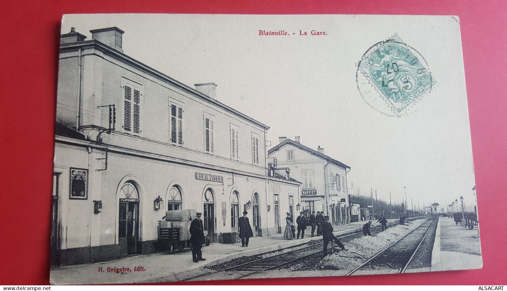 Blainville  54 , La Gare - Gares - Sans Trains