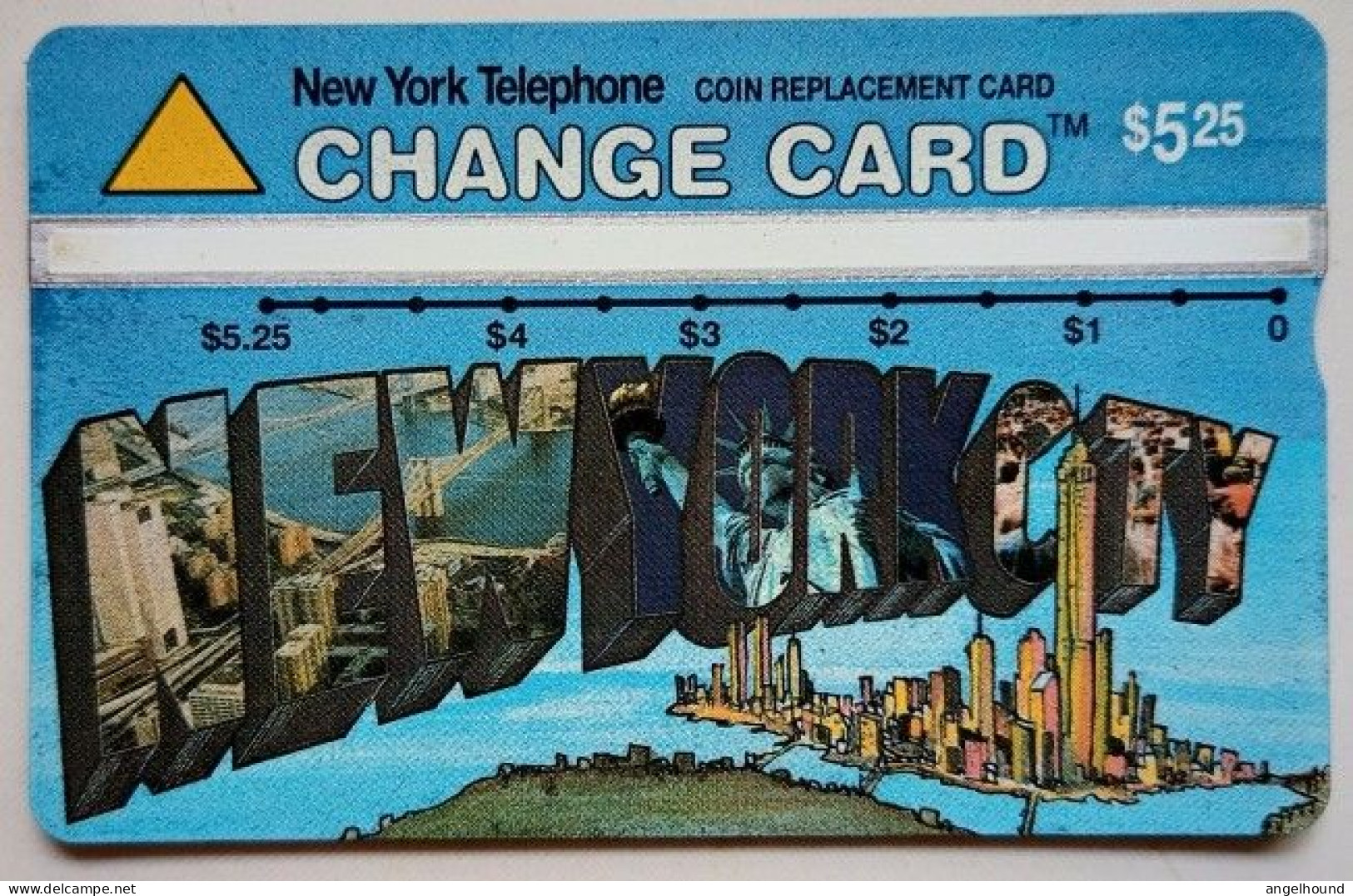 USA NYNEX $5.25 MINT Landis And Gyr " New York " 310D - [1] Holographic Cards (Landis & Gyr)