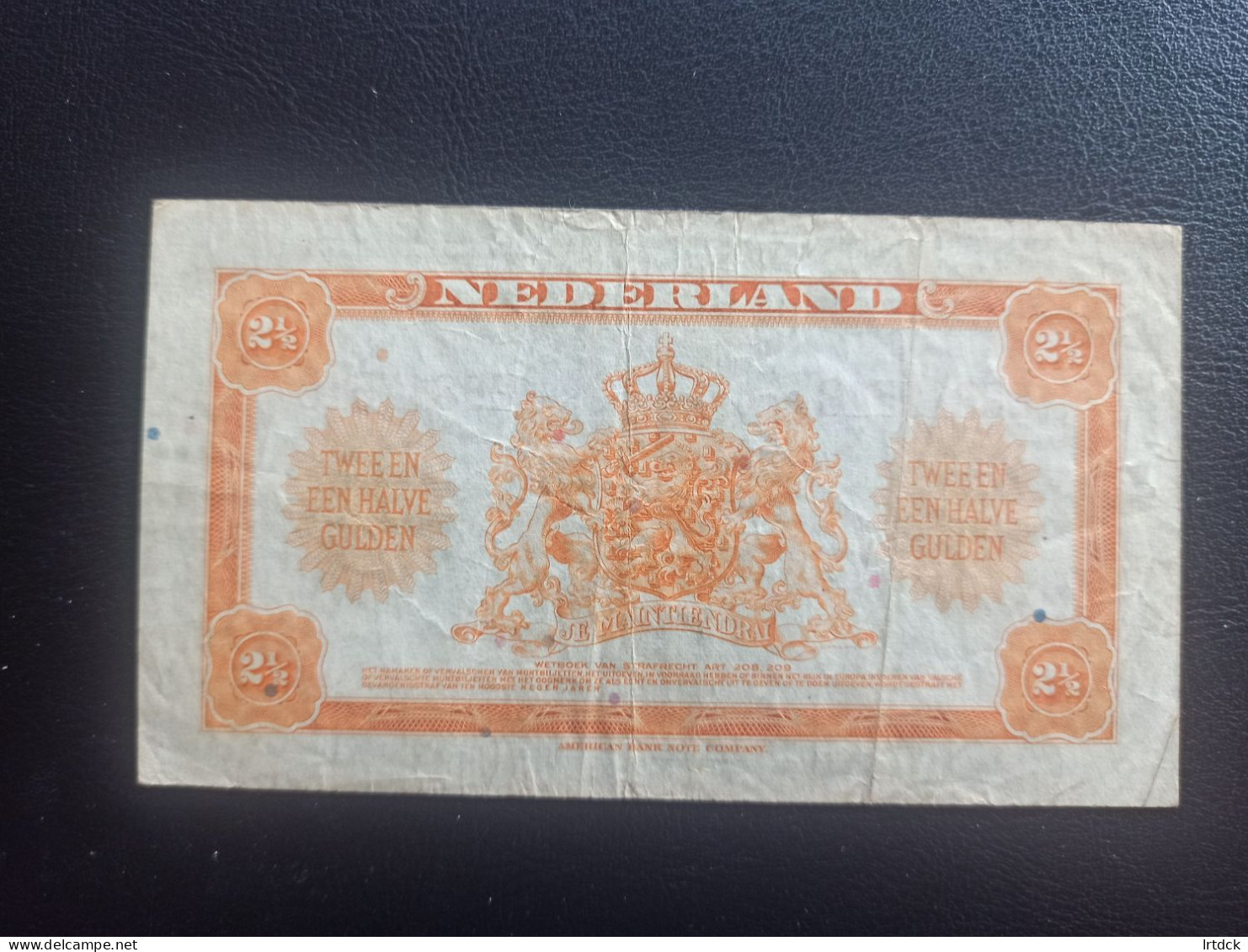 Pays-Bas Billet  2,5 Gulden 1943 - 2 1/2 Gulden