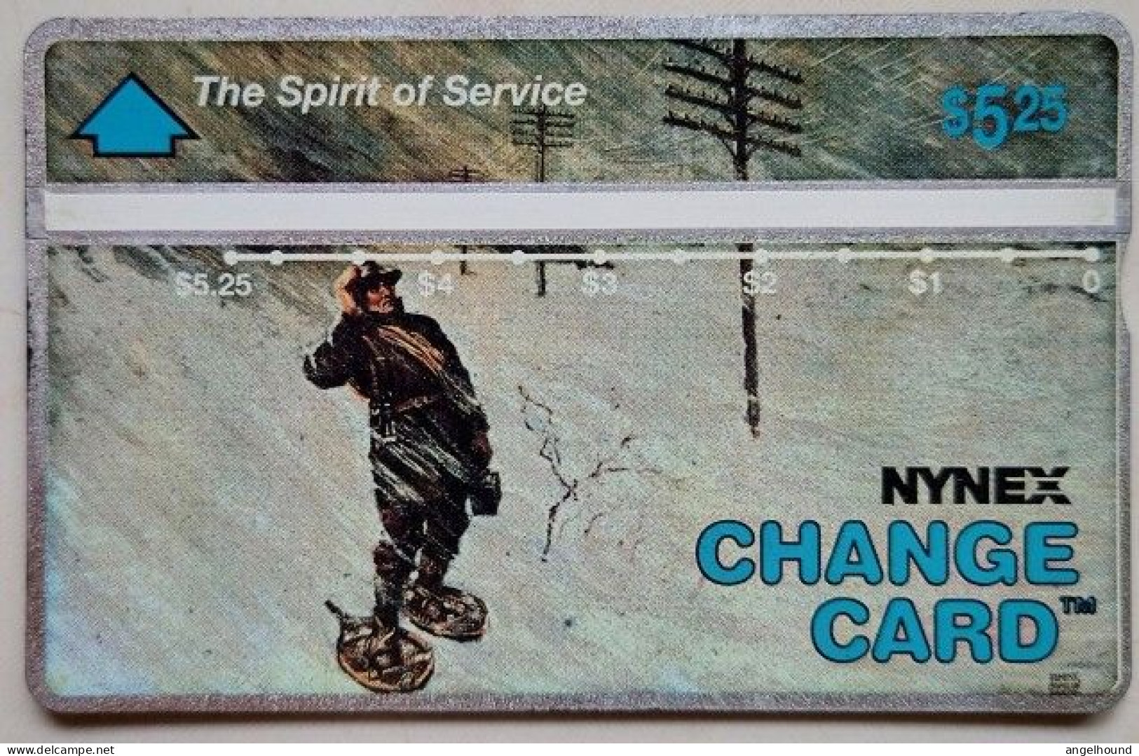 USA NYNEX 5.25 MINT Landis And Gyr " The Spirit Of Service " - [1] Holographic Cards (Landis & Gyr)