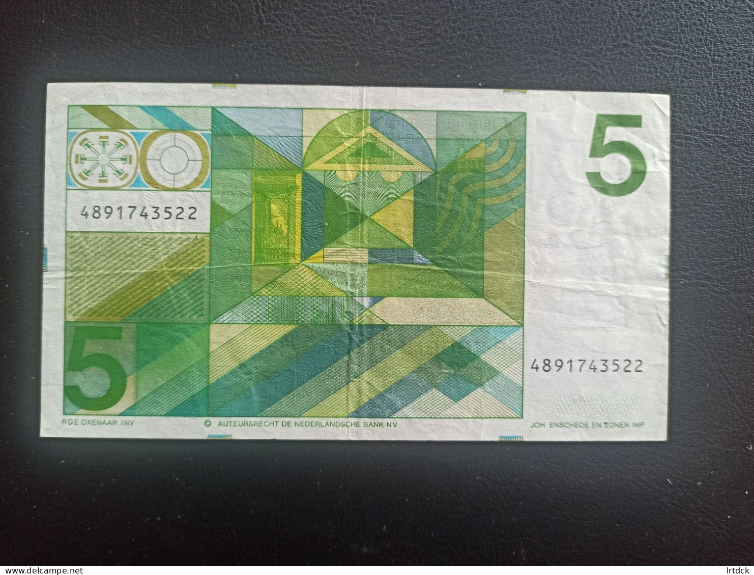 Pays-Bas Billet  5 Gulden 1973 Tbe - 5 Florín Holandés (gulden)