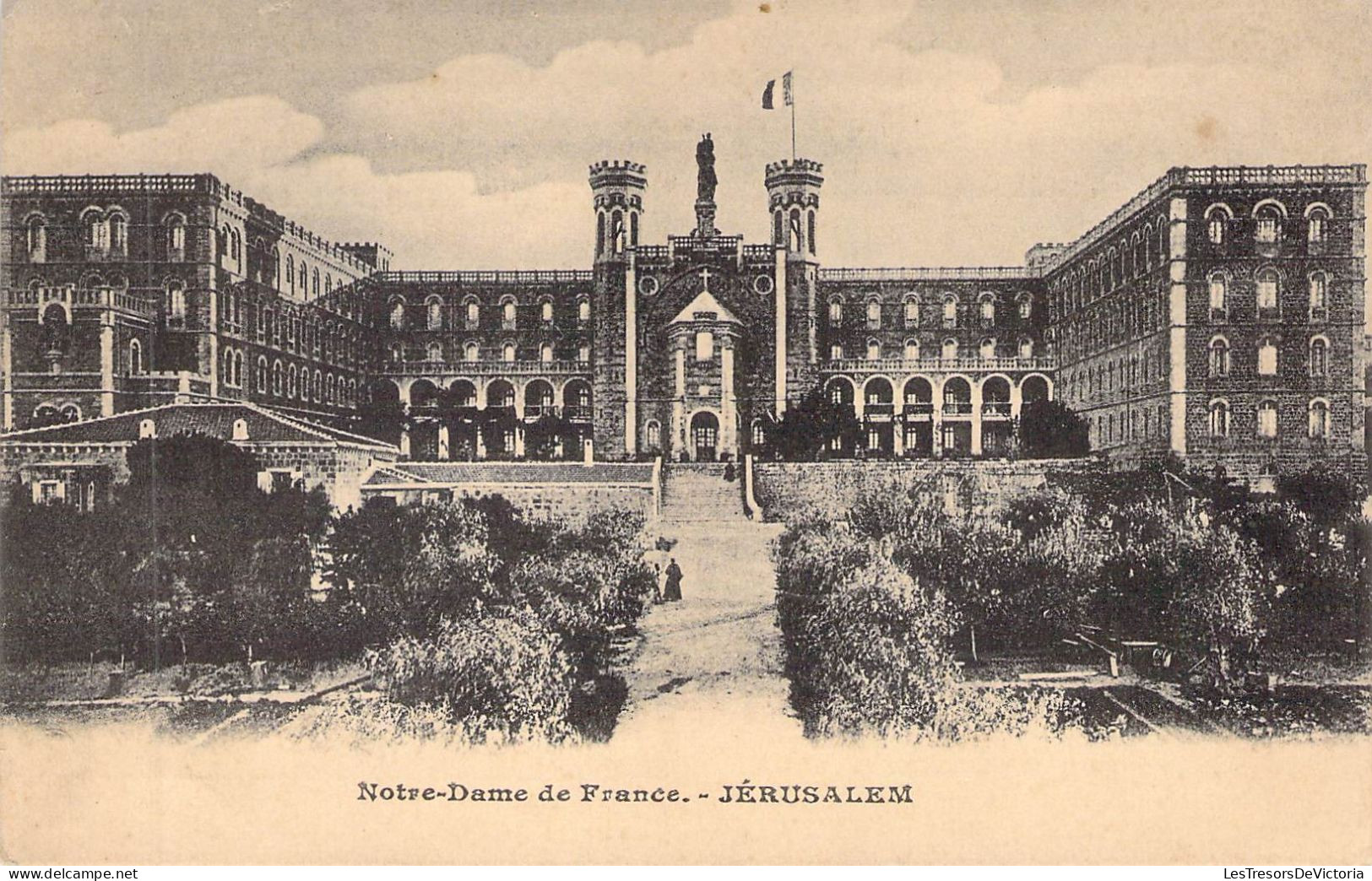 PALESTINE - JERUSALEM - Notre Dame De France - Carte Postale Ancienne - Palästina