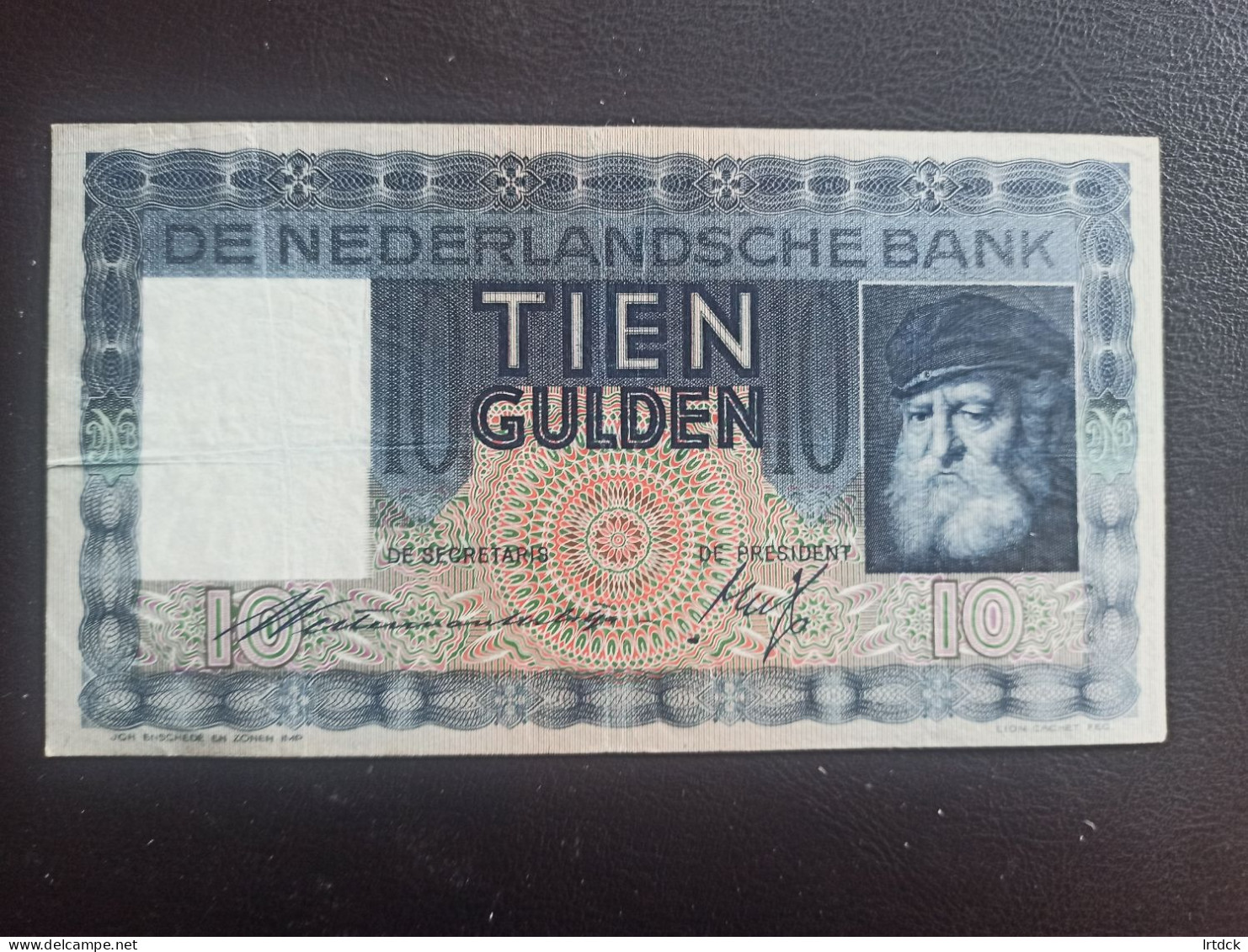 Pays-Bas Billet  10 Gulden 1936 Tbe+ - 5 Gulden