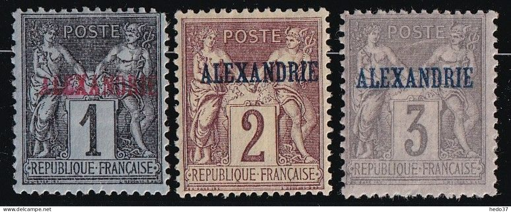 Alexandrie N°1/3 - Neuf * Avec Charnière - TB - Ongebruikt