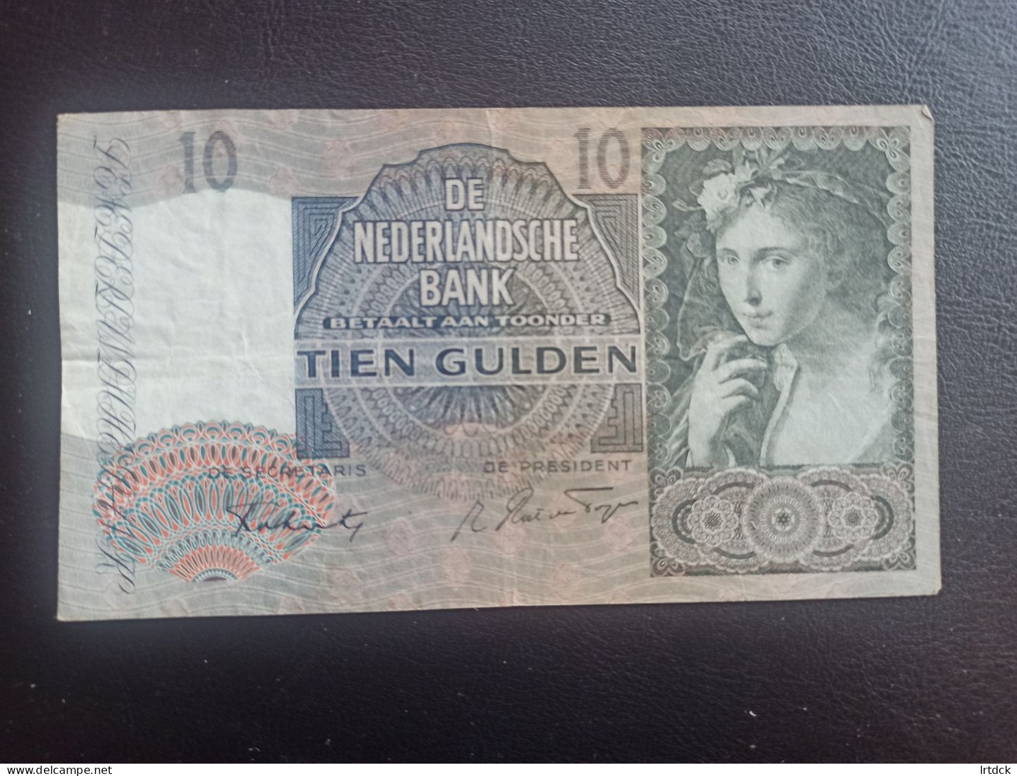 Pays-Bas Billet  10 Gulden 1941 Tbe+ - 5 Gulden