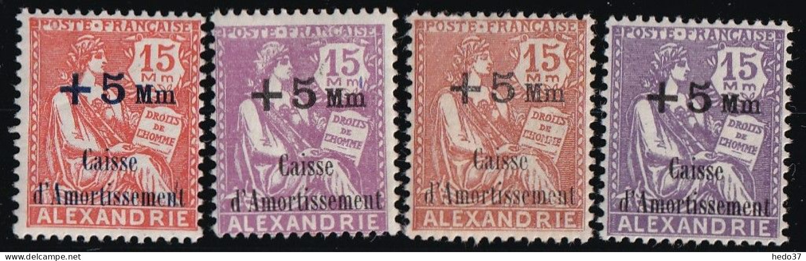 Alexandrie N°81/84 - Neuf * Avec Charnière - TB - Unused Stamps