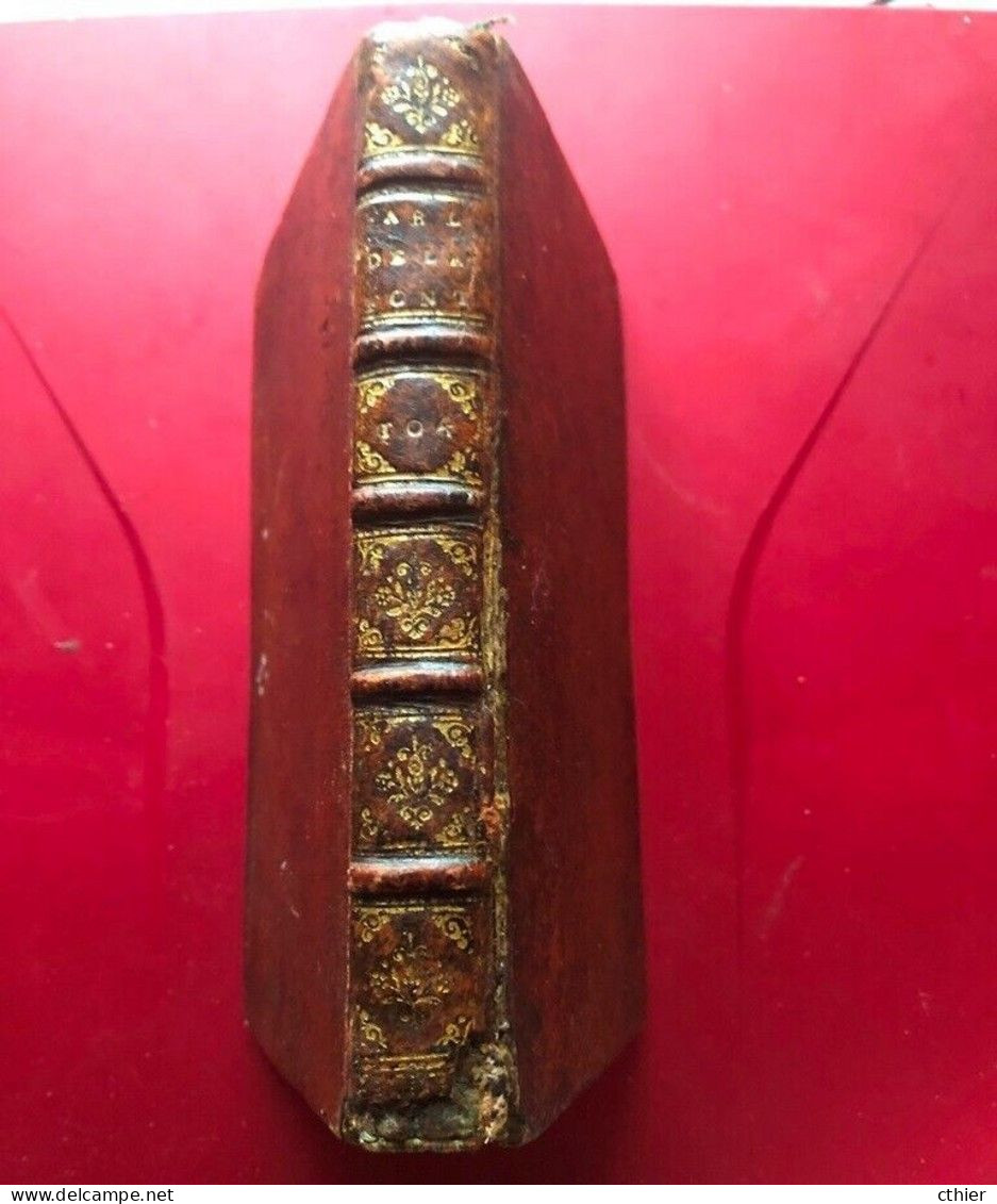 JEAN DE LA FONTAINE Tome 4 - Edition Originale 1679 Claude Barbin - Tot De 18de Eeuw
