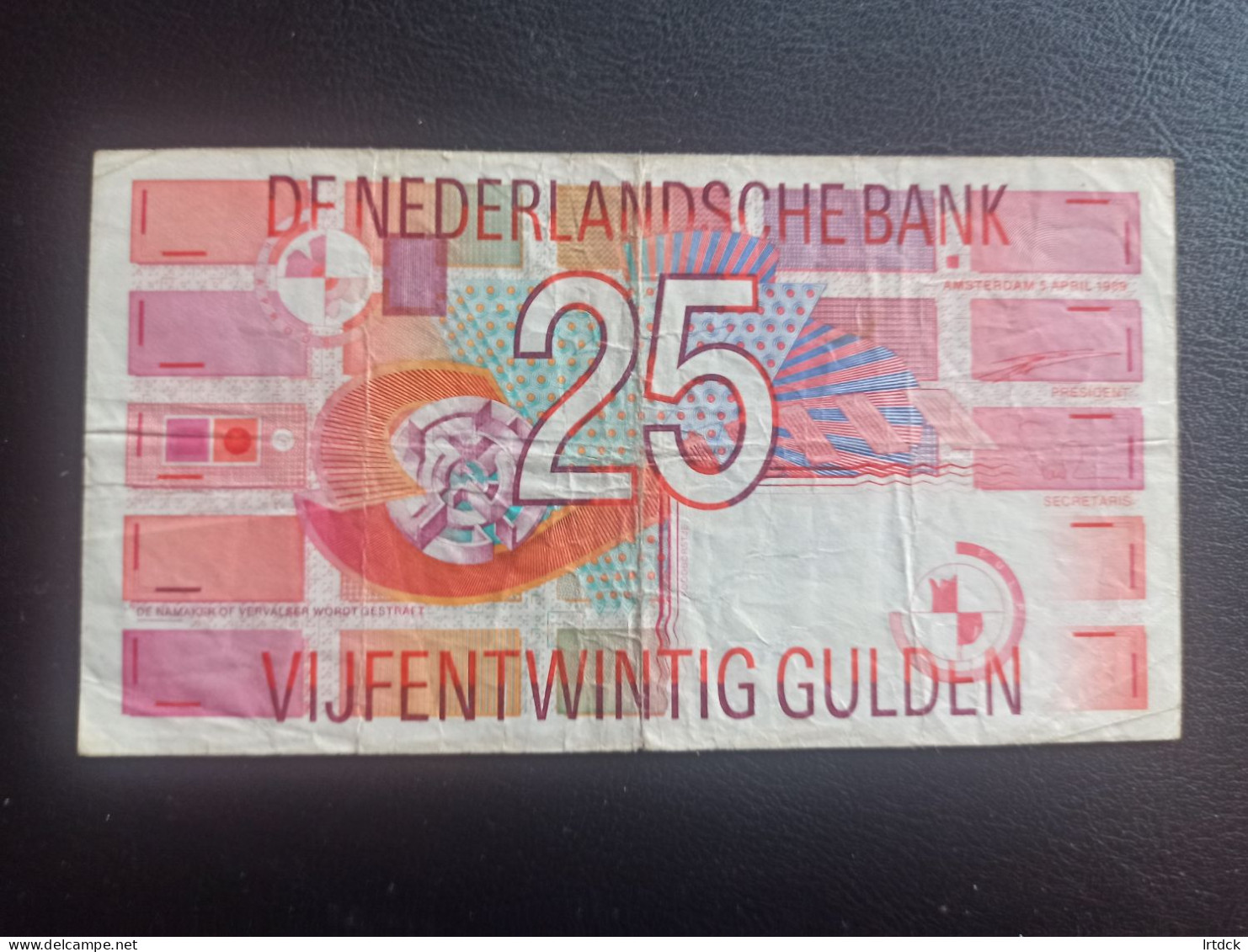 Pays-Bas Billet  25 Gulden 1989 - 25 Florín Holandés (gulden)