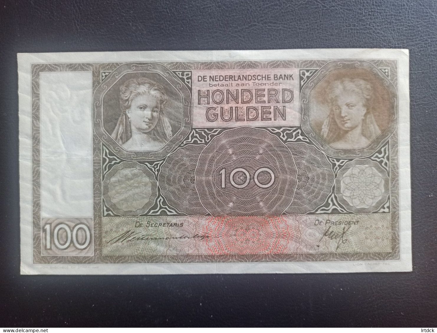 Pays-Bas Billet  100 Gulden 1935 TTB+ - 100 Florín Holandés (gulden)