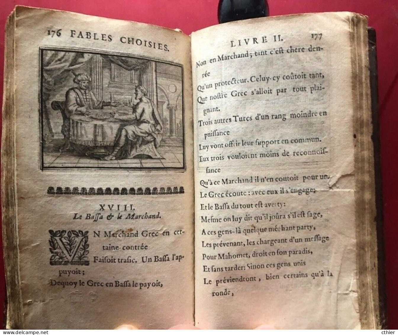 JEAN DE LA FONTAINE Tome 3 - Edition Originale 1678 Claude Barbin - Bis 1700