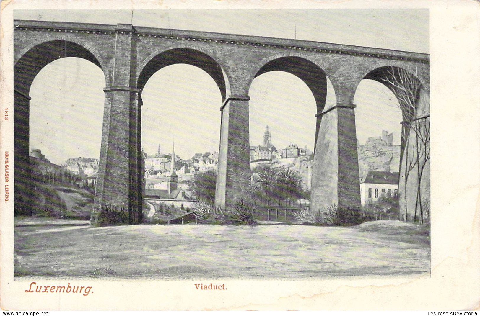 LUXEMBOURG - Viaduct - Carte Postale Ancienne - Andere & Zonder Classificatie