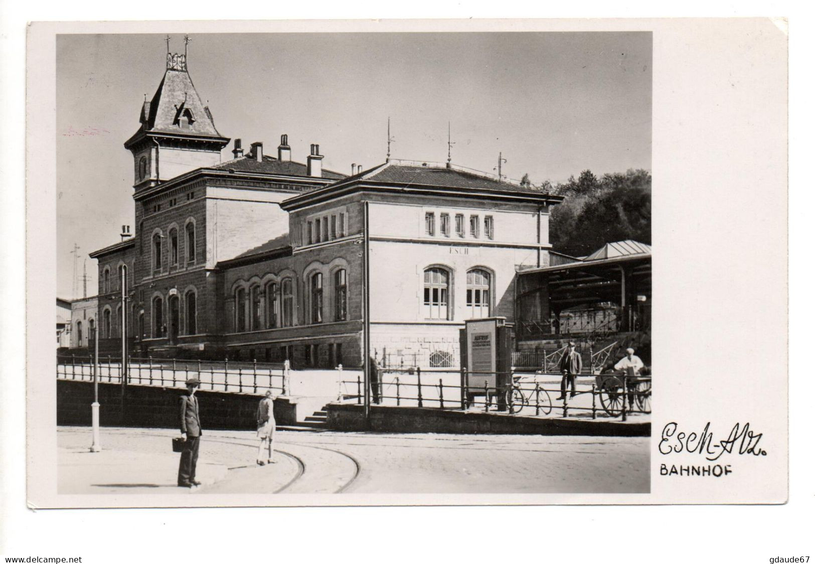 ESCH SUR ALZETTE (LUXEMBOURG) - LA GARE / BAHNHOF - Esch-Alzette