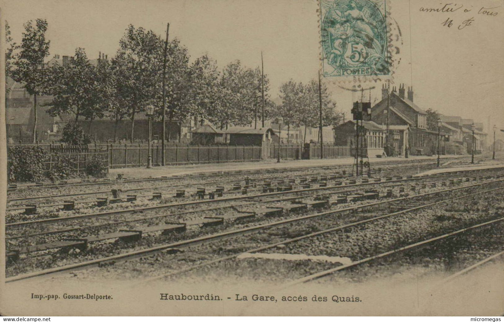 59 - HAUBOURDIN - La Gare, Accès Des Quais - Haubourdin