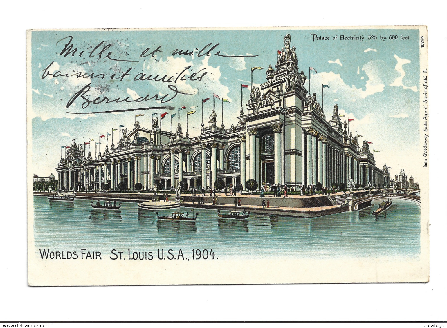 CPA  ST LOUIS, WORLDS FAIR  En 1904!(voir Timbres) - St Louis – Missouri