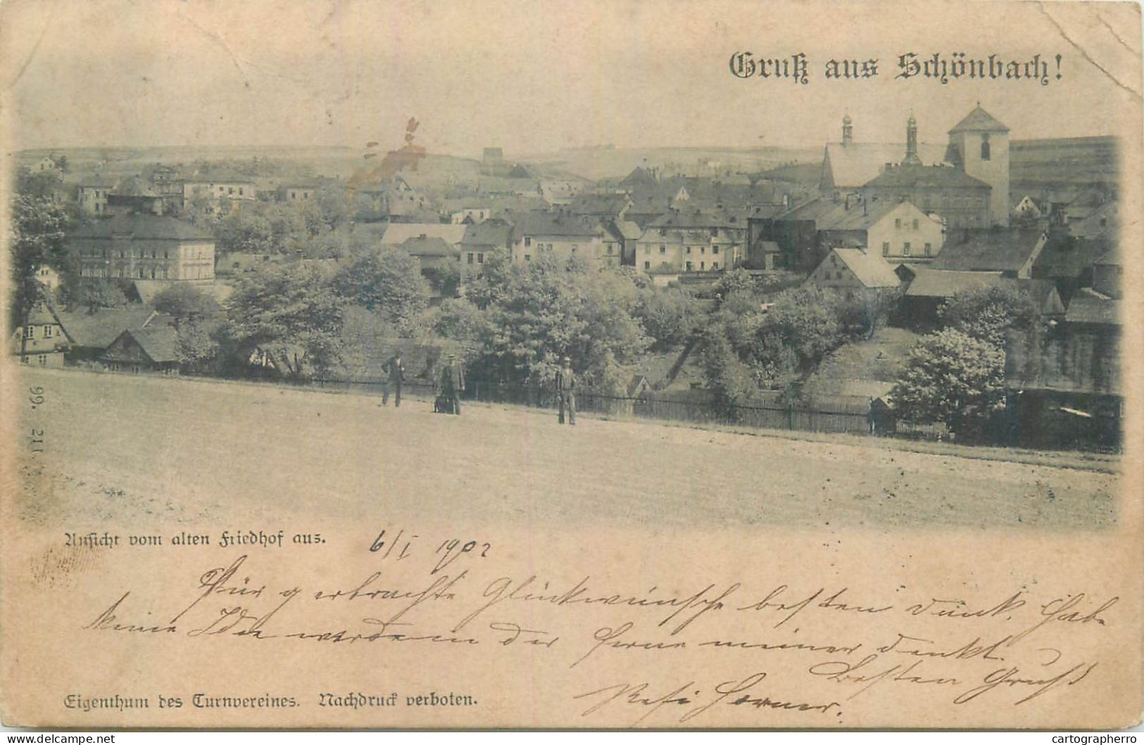 Gruss Aus Schönbach 1902 - Ohne Zuordnung