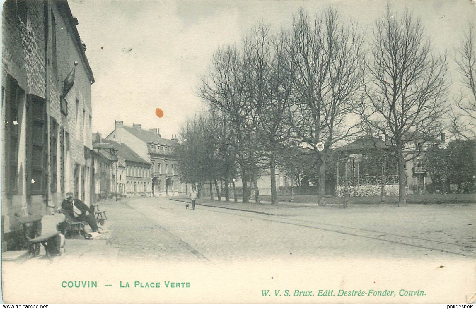 BELGIQUE  COUVIN   La Place Verte - Couvin