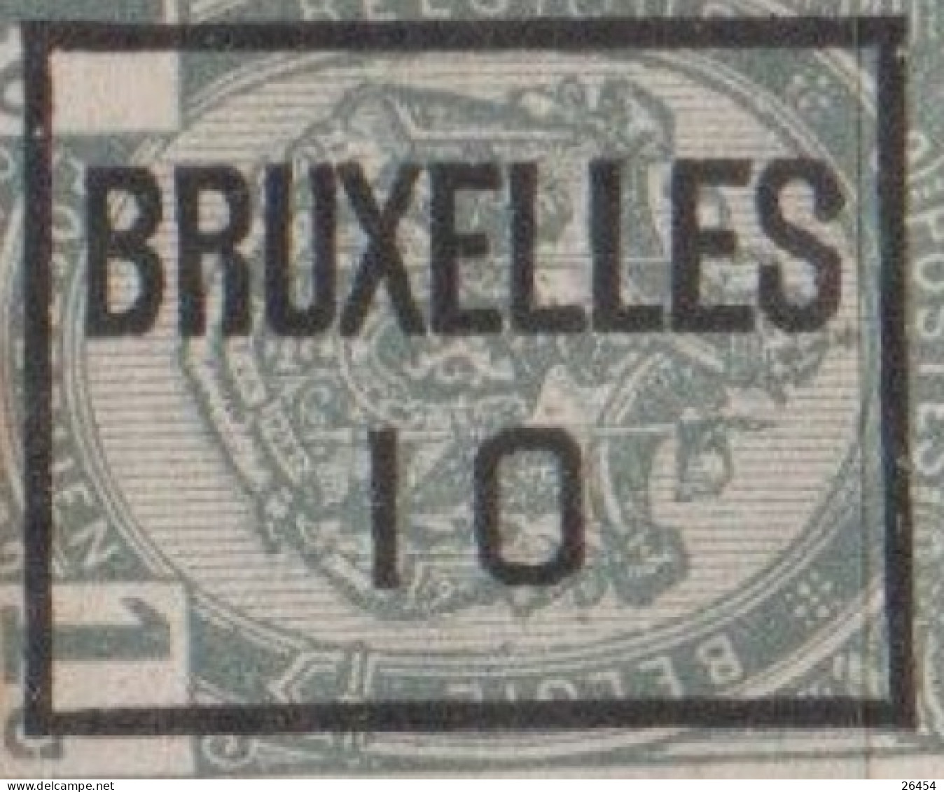 Lot De 2   BELGIQUE  Préoblitéré  Type Armoiries 1c Gris   BRUXELLES 10  Et  BRUSSEL 12 BRUXELLES   Scan Recto Verso - Typo Precancels 1922-31 (Houyoux)