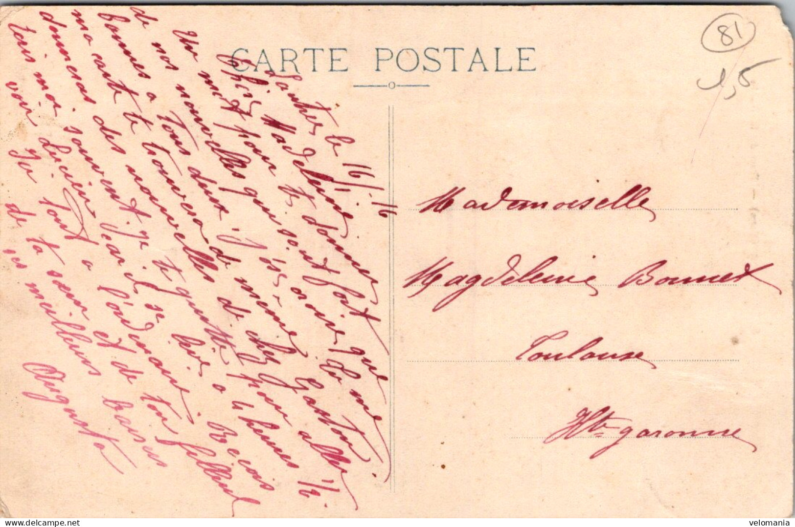 17269 Cpa 891 Lautrec - Rue De La Poste - Lautrec