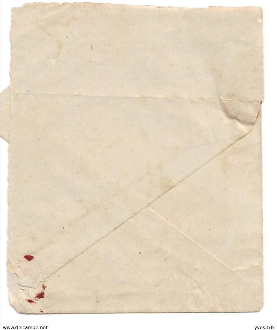 Cachet MAGZEN MARRAKECH N°15 - Octogonal Violet S/fragment D'env. - 1892 - TTB - Sellos Locales