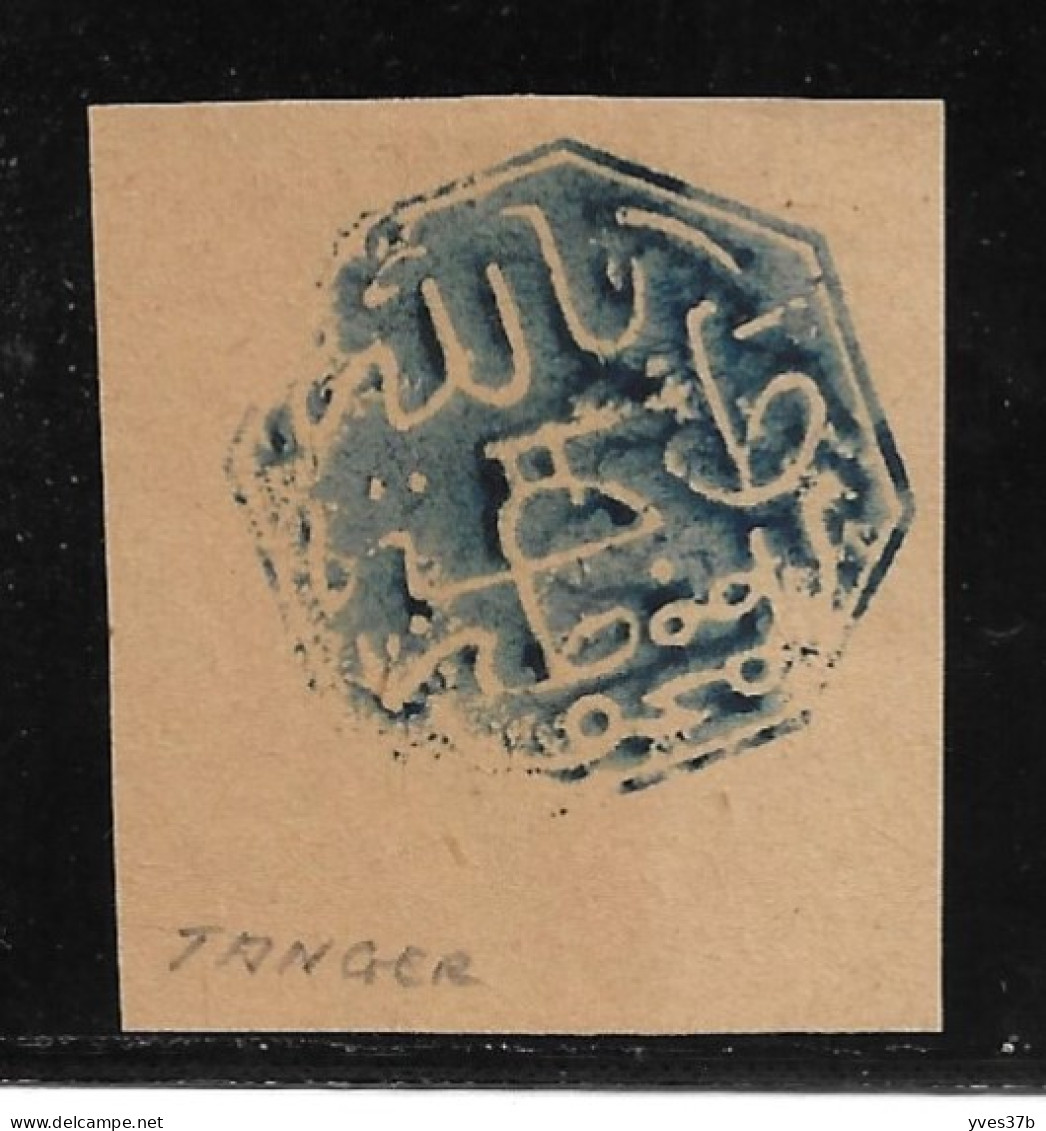 Cachet MAGZEN TANGER N°23d - Octogonal Vert S/Fragment - 1892 - TTB - Lokale Post