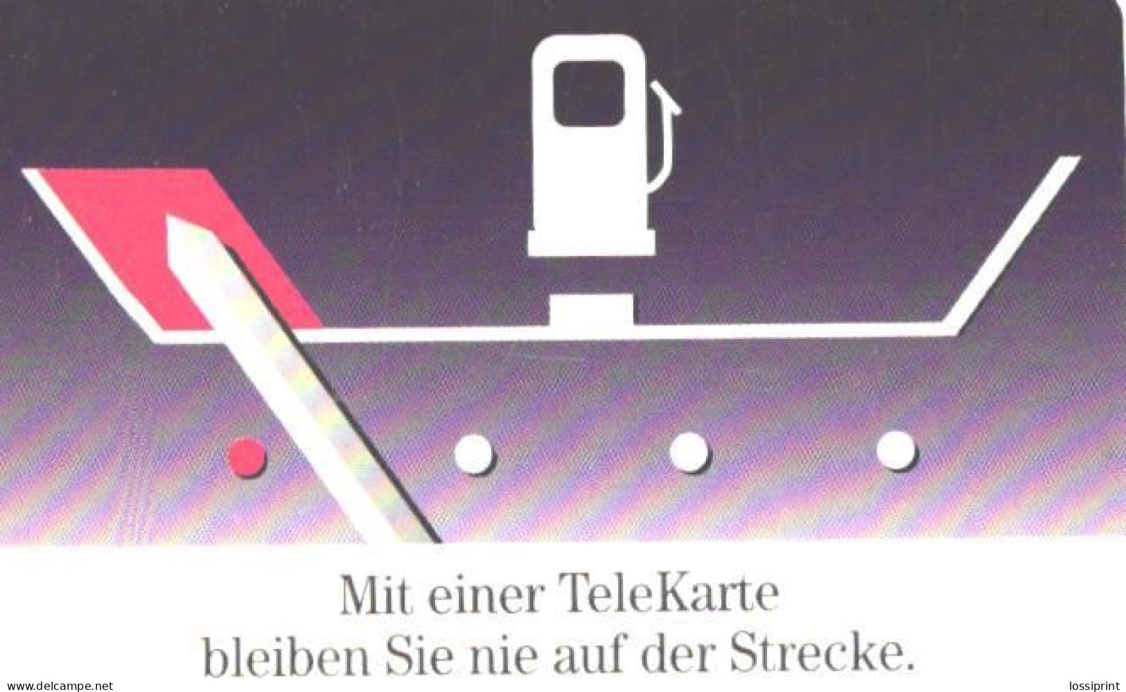 Germany:Used Phonecard, T, 12 DM, Gas Info, 1995 - P & PD-Series: Schalterkarten Der Dt. Telekom