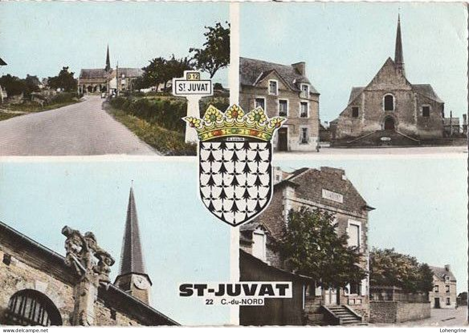 Saint Juvat St, Multivue Grande Cpsm - Saint-Juvat