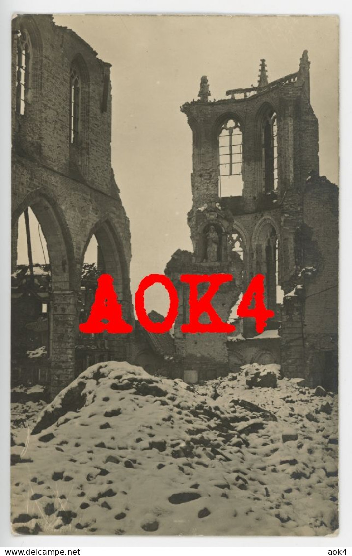 DIKSMUIDE Sint Niklaas Kerk Ruine Flandern Yser IJzer Altaar Hoogaltaar 1917 1918 - Diksmuide