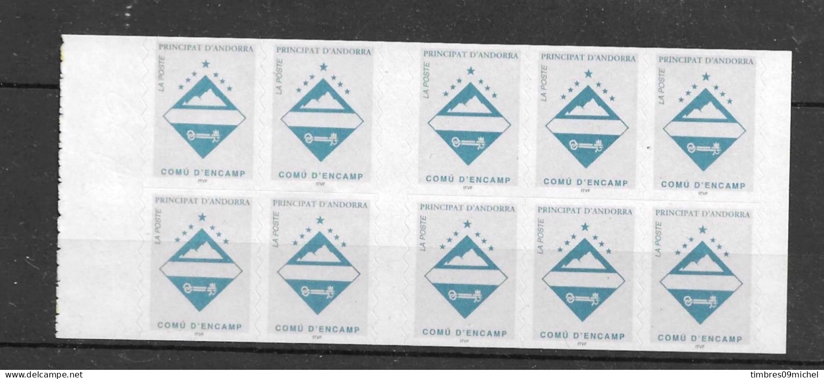 Andorre Français  Carnet  N° 7** Neuf Sans Charnière - Postzegelboekjes