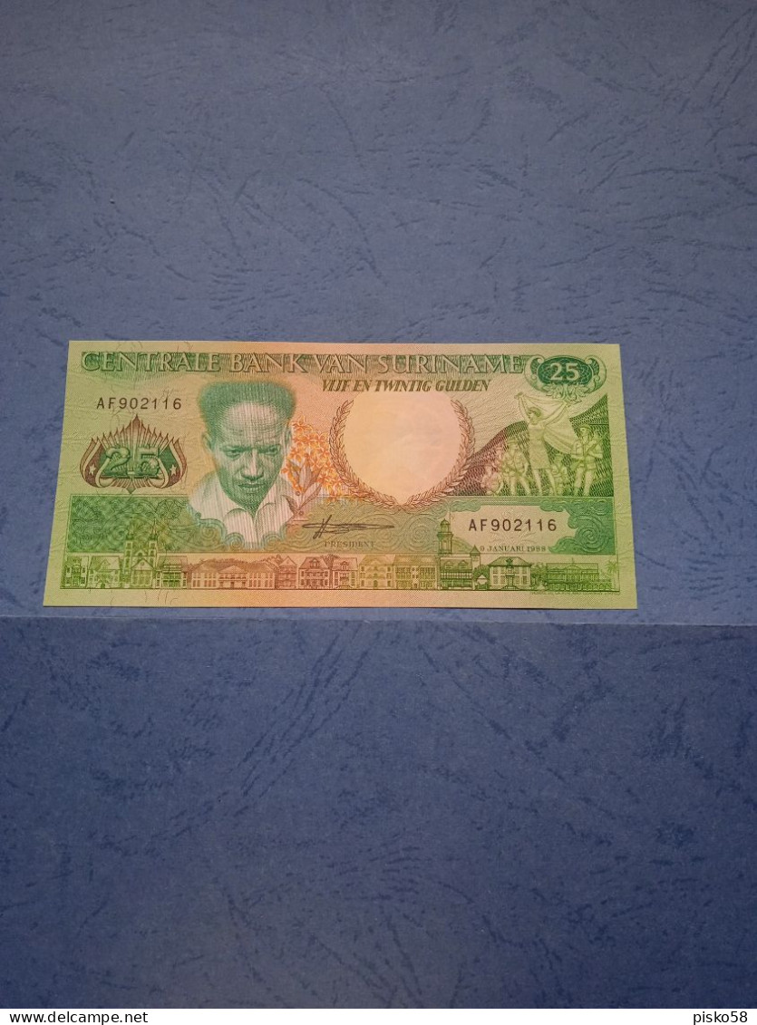 SURINAME-P132b 25G 9.1.1988 UNC - Surinam