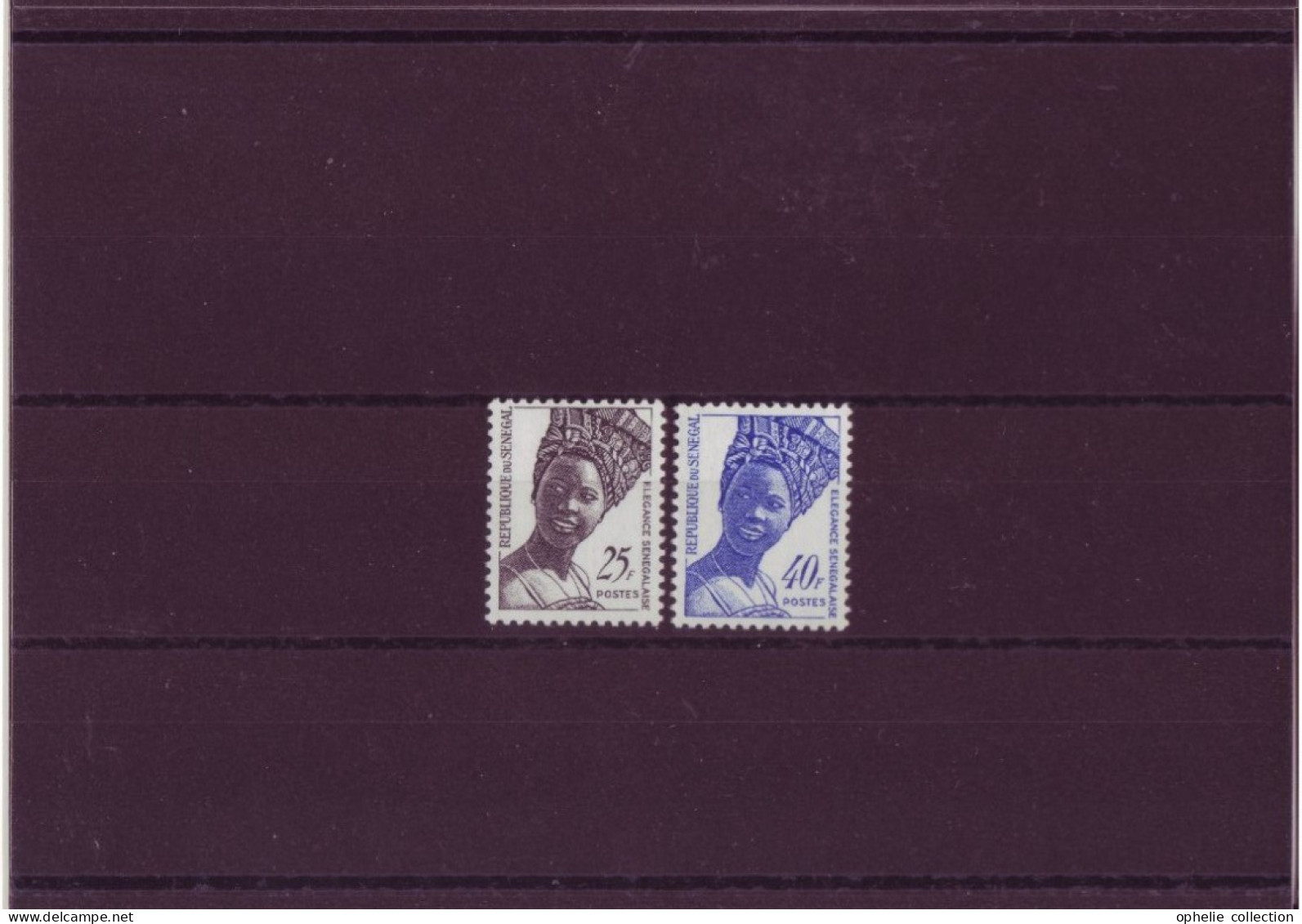 Afrique - Sénégal - Elégance Sénégalaise  - N°373 Et 374 - 4506 - Süd-Kasai