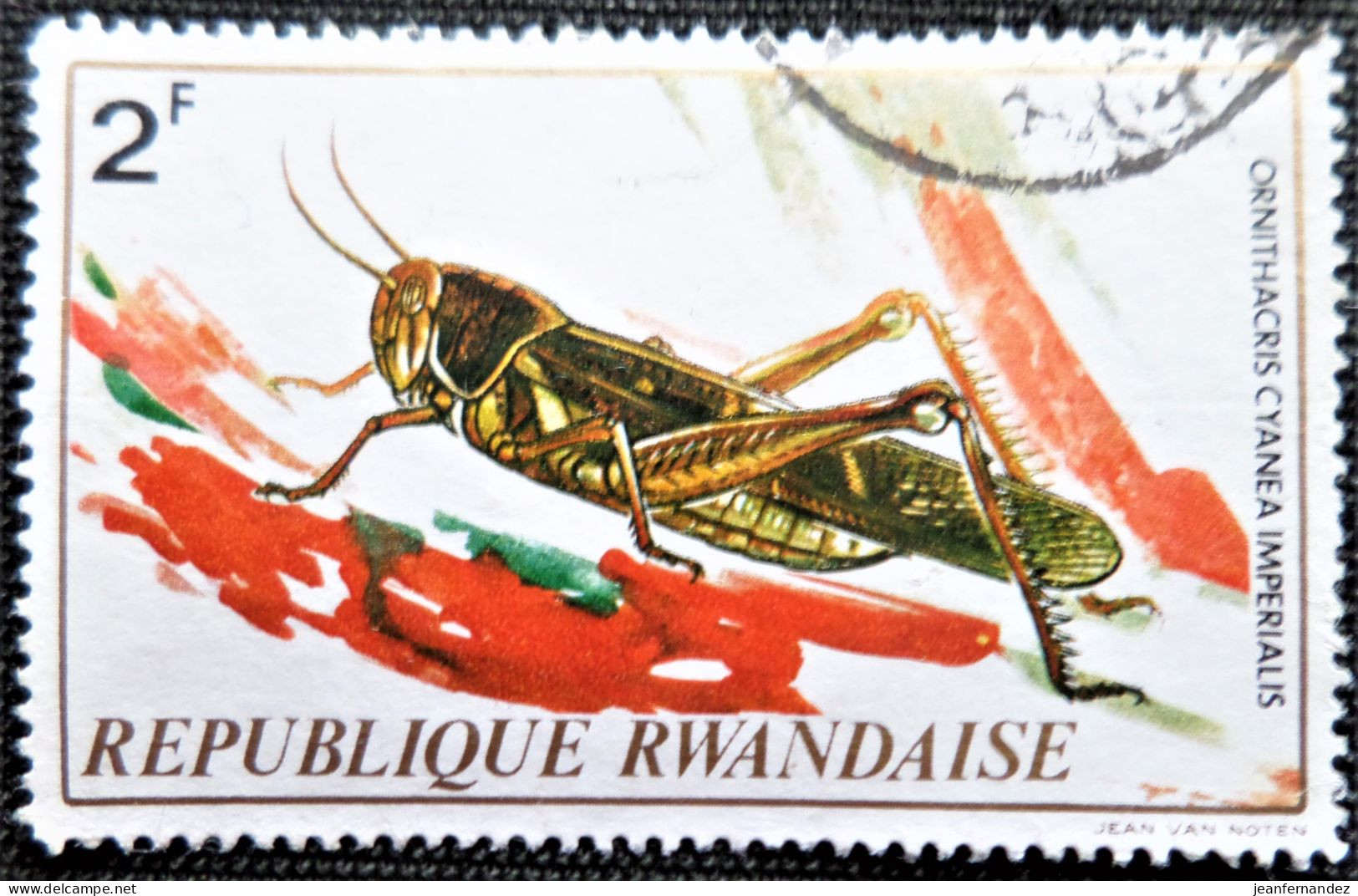 Rwanda 1973 Insects   Stampworld N°  541 - Gebraucht