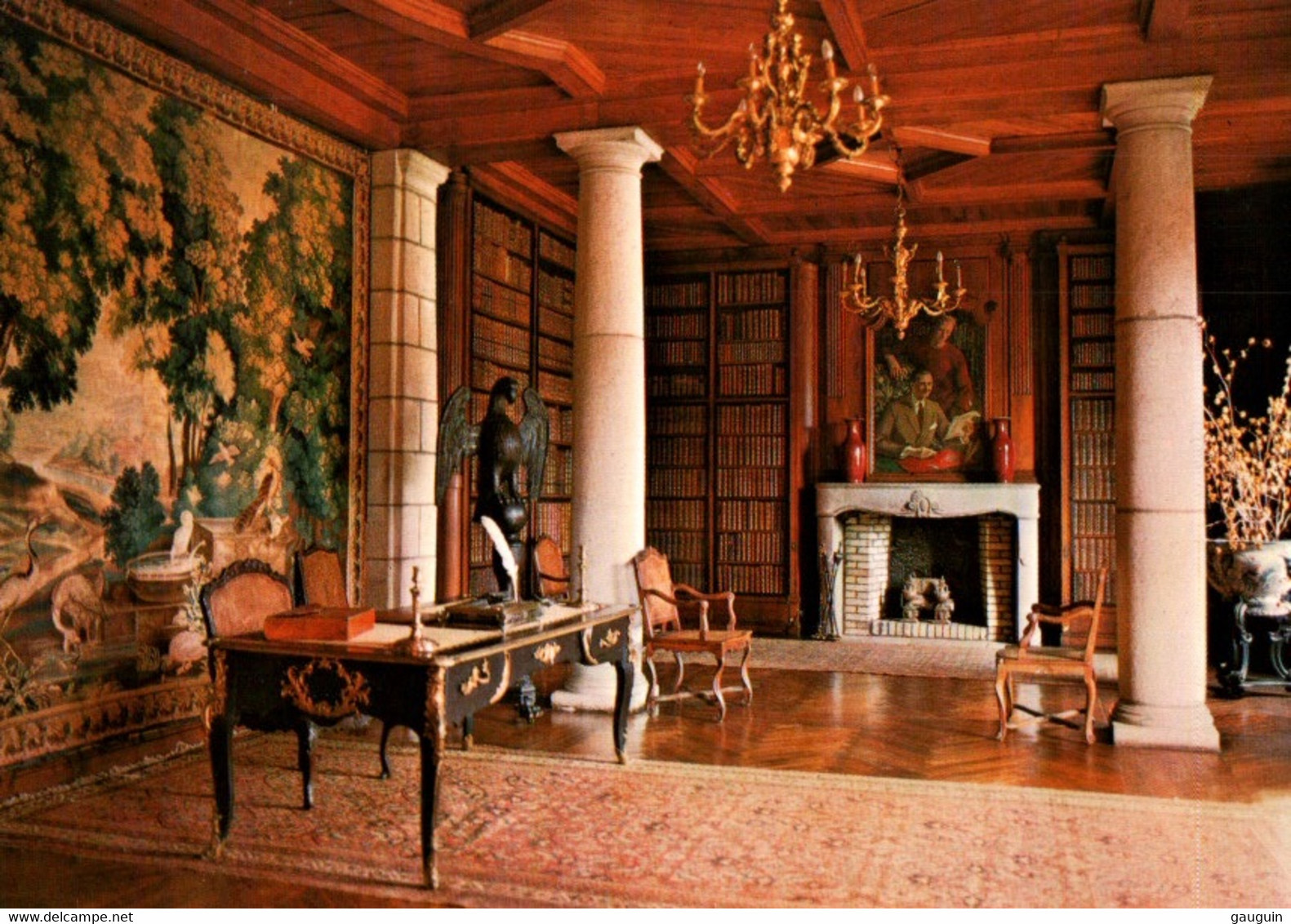 CPM - LANVELLEC - Château De ROSANBO - La Bibliothèque . ... Edition Jack - Libraries