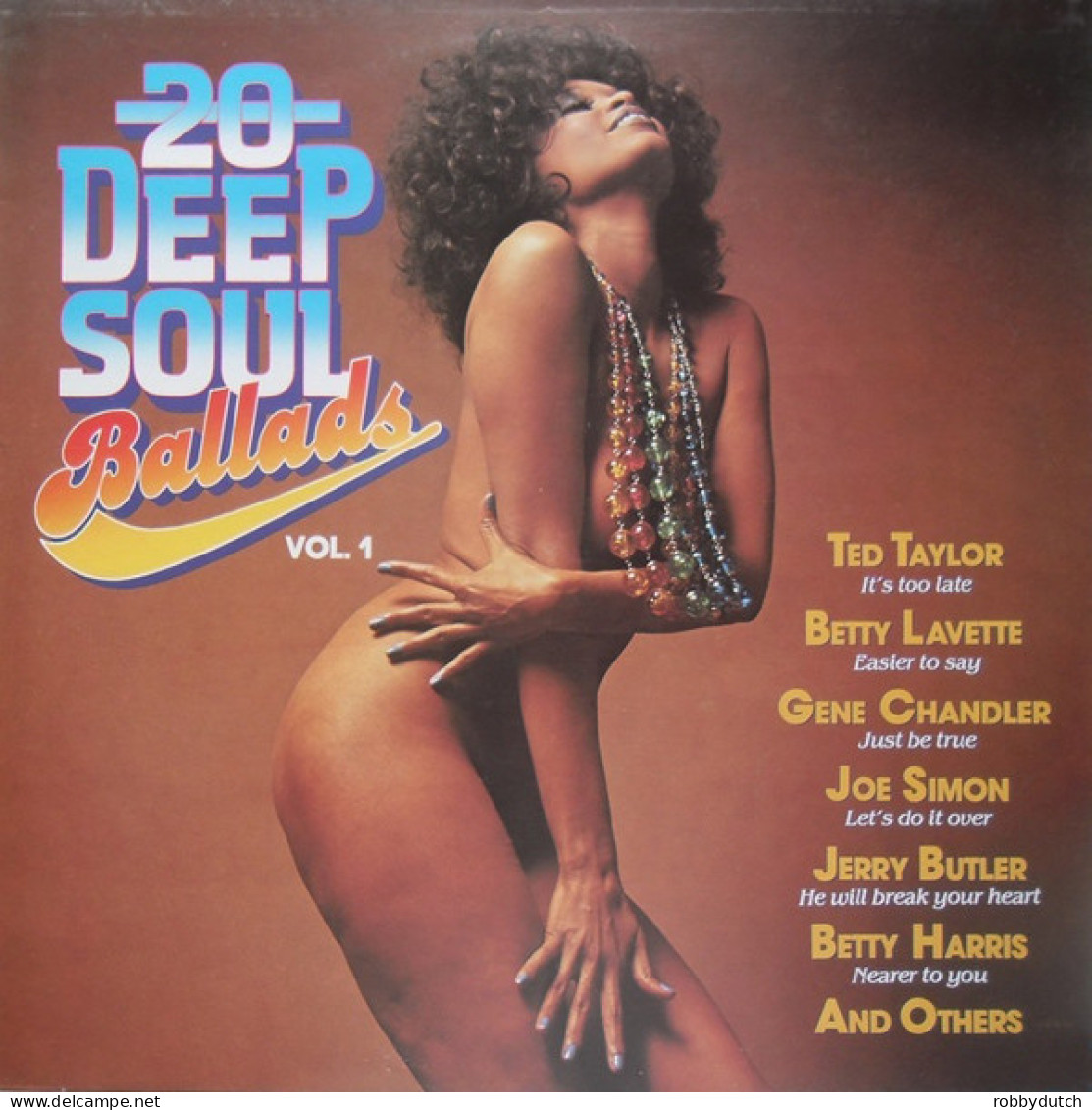 * LP *  20 DEEP SOUL BALLADS - VARIOUS (Holland 1980) - Soul - R&B