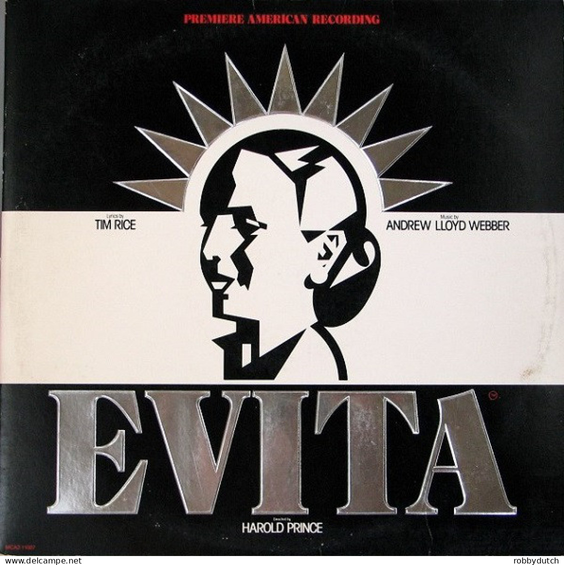 * 2LP *  EVITA (Premiere American Recording) (USA 1979 EX!!) - Musicals