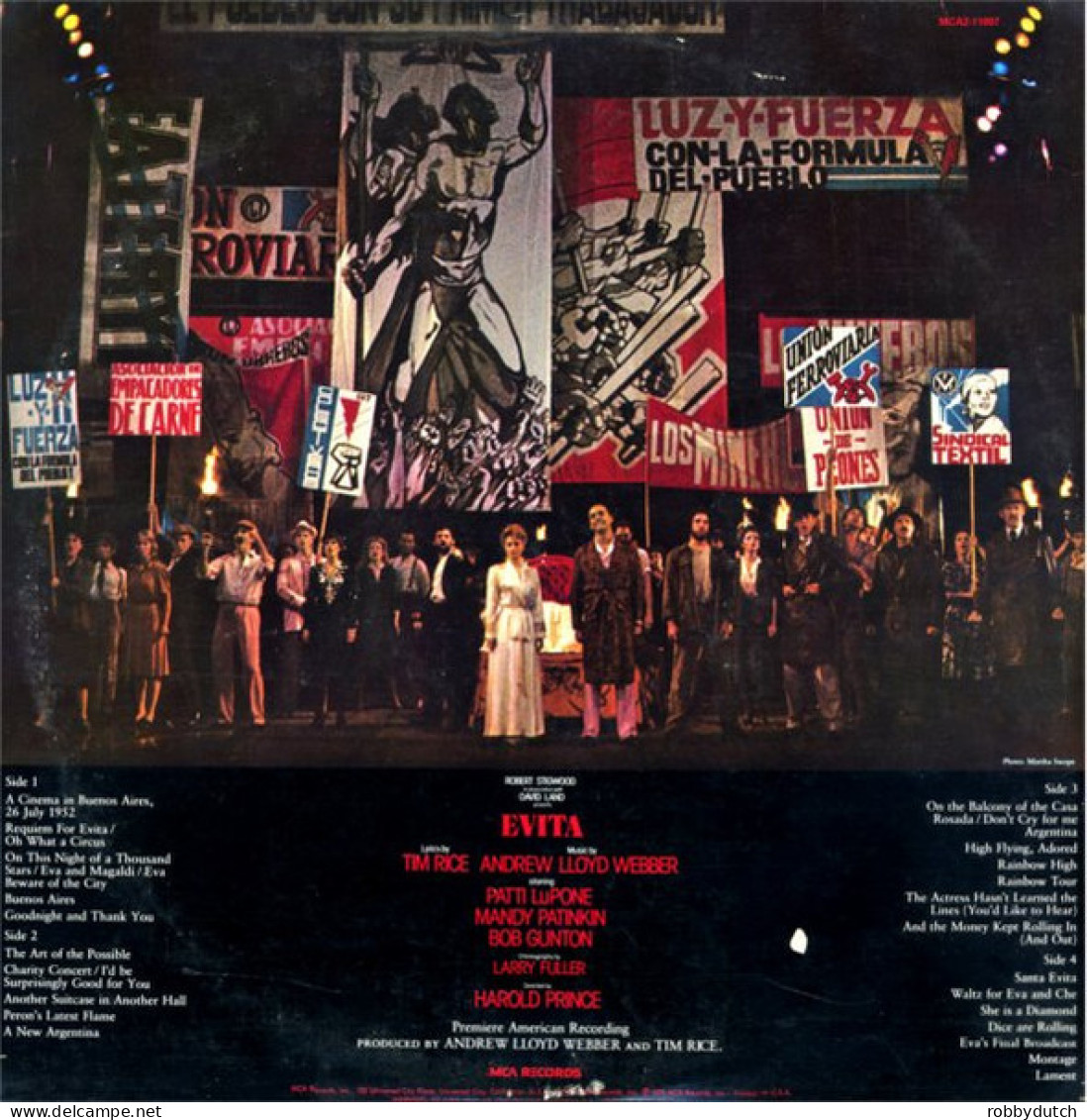 * 2LP *  EVITA (Premiere American Recording) (USA 1979 EX!!) - Musicals