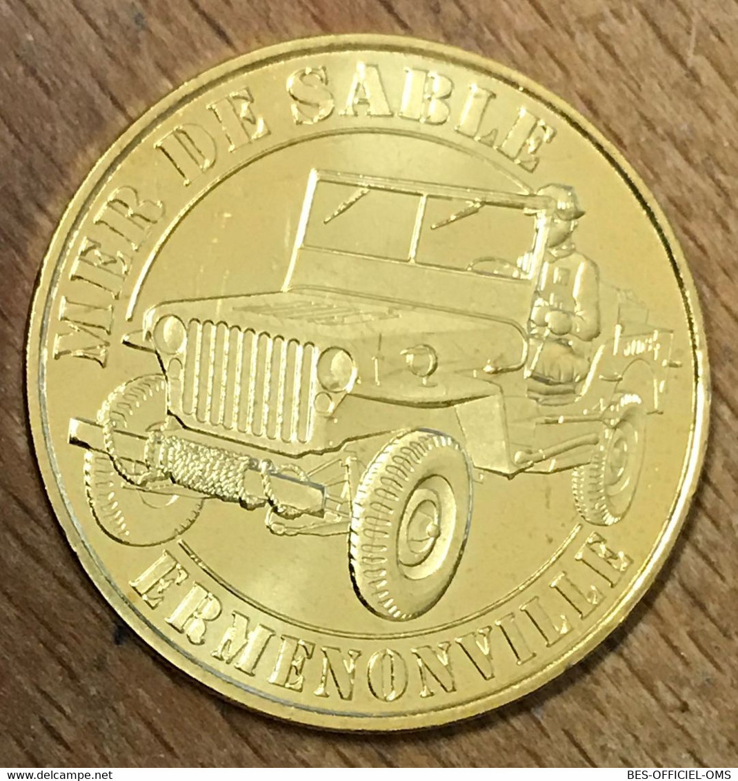 60 ERMENONVILLE MER DE SABLE LA JEEP MDP 2015 MÉDAILLE SOUVENIR MONNAIE DE PARIS JETON TOURISTIQUE TOKENS MEDALS COIN - 2015