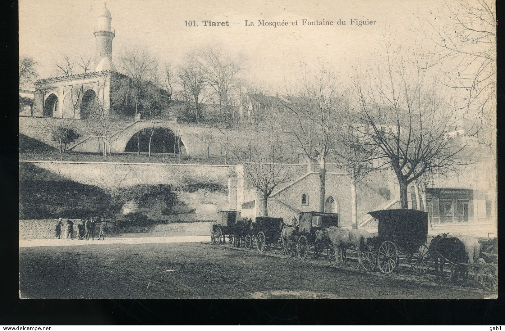 Algerie ---  Tiaret --- La Mosquee Et Fontaine Du Figuier - Tiaret