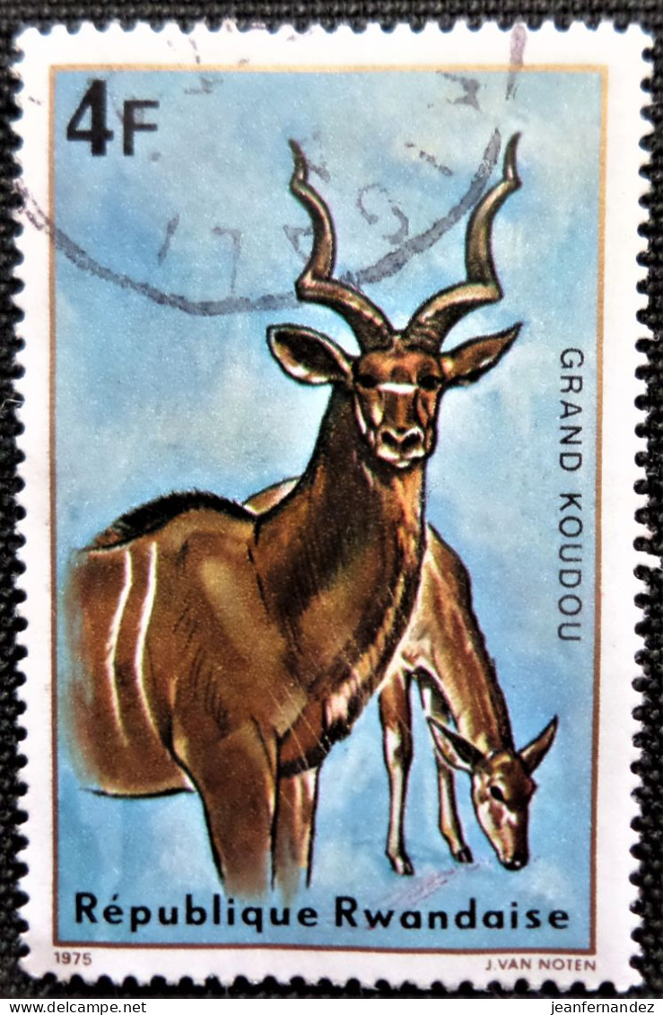 Rwanda 1975 Antelopes Stampworld N°   676 - Gebraucht