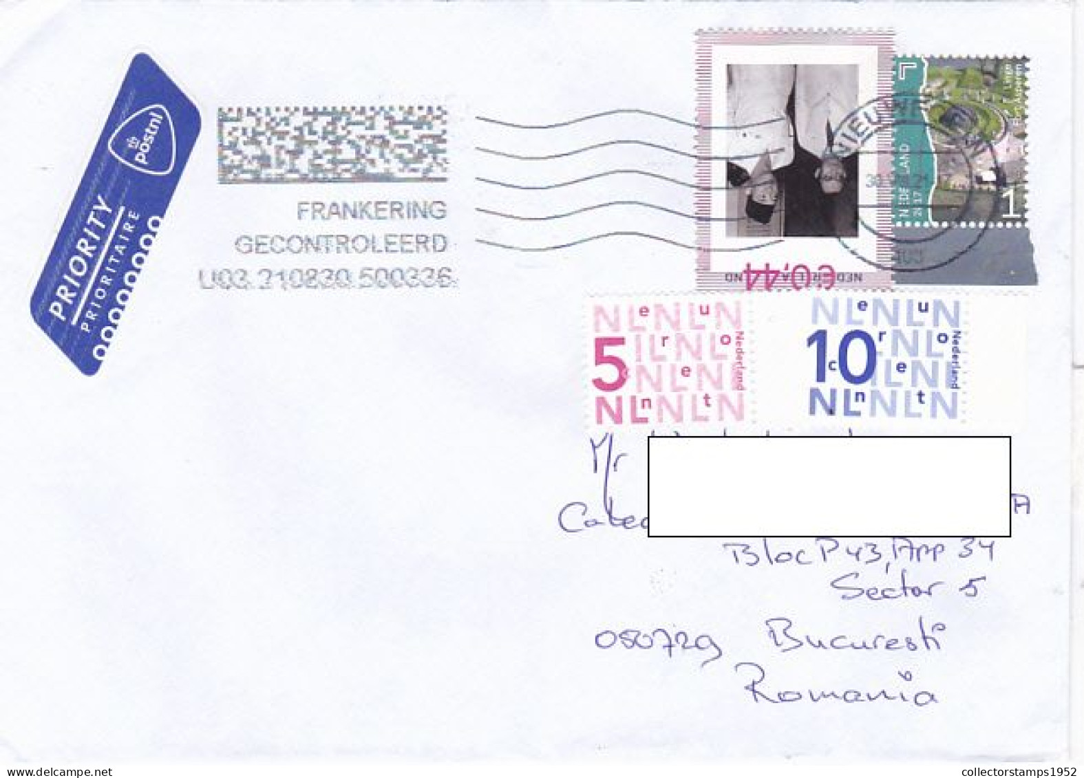 PERSONALITIES, FORT ASPEREN, FINE STAMPS ON COVER, 2021, NETHERLANDS - Briefe U. Dokumente