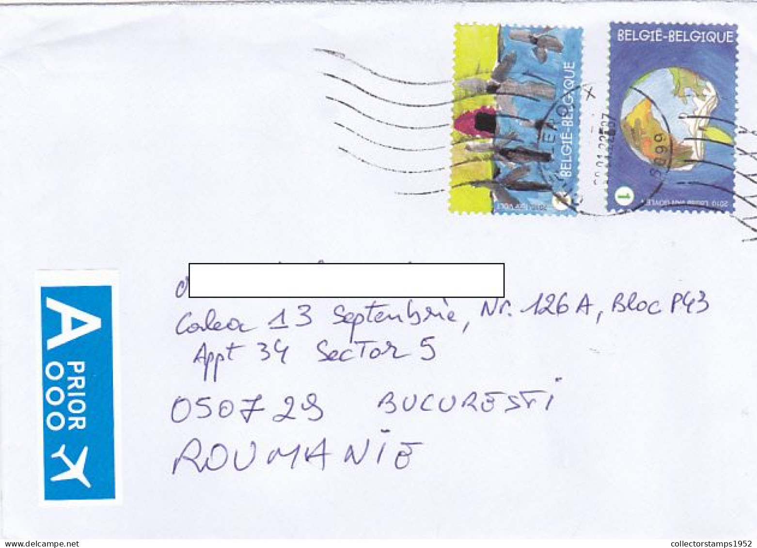 SAVE THE EARTH FESTIVAL, FINE STAMPS ON COVER, 2022, BELGIUM - Storia Postale