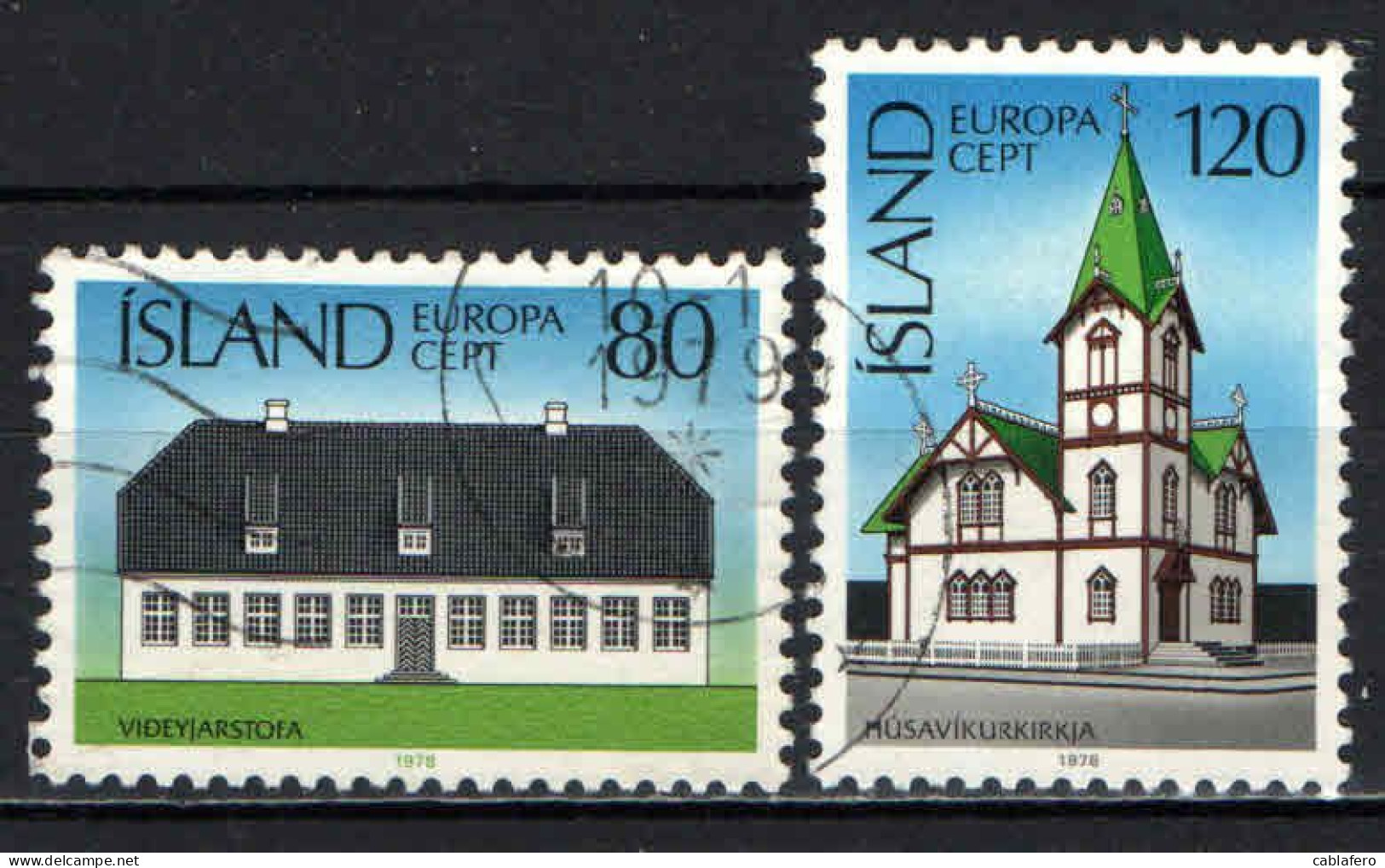 ISLANDA - 1978 - EUROPA UNITA - CEPT - MONUMENTI - USATI - Used Stamps