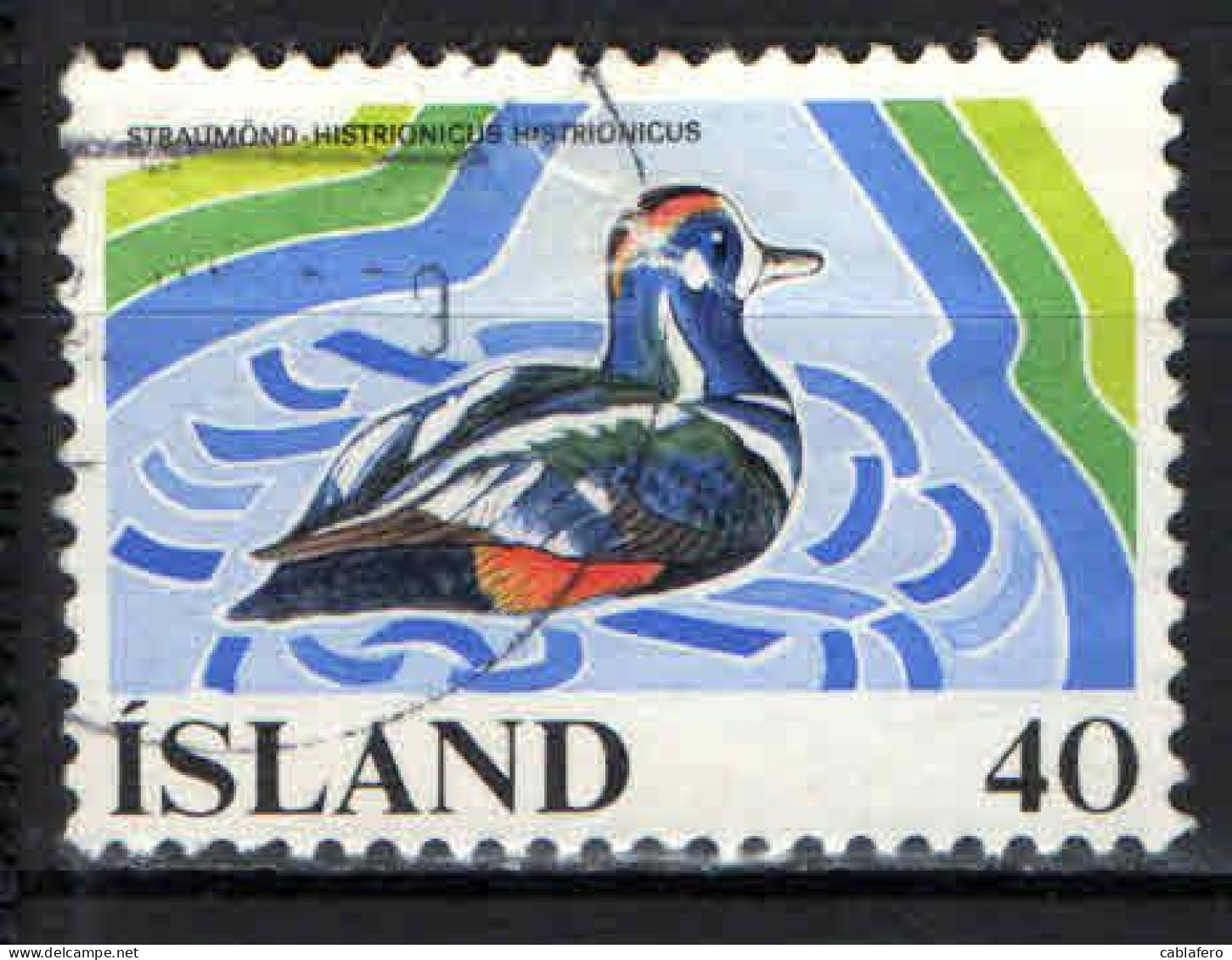 ISLANDA - 1977 - CAMPAGNA EUIROPEA PER LA CONSERVAZIONE DELLE ZONE UMIDE - USATO - Gebraucht