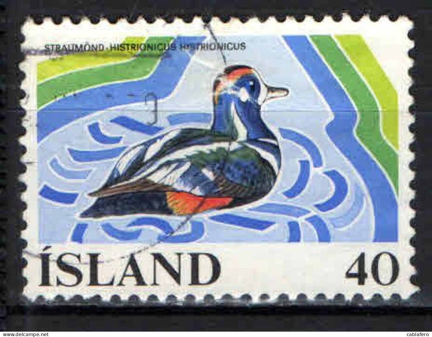 ISLANDA - 1977 - CAMPAGNA EUIROPEA PER LA CONSERVAZIONE DELLE ZONE UMIDE - USATO - Usados