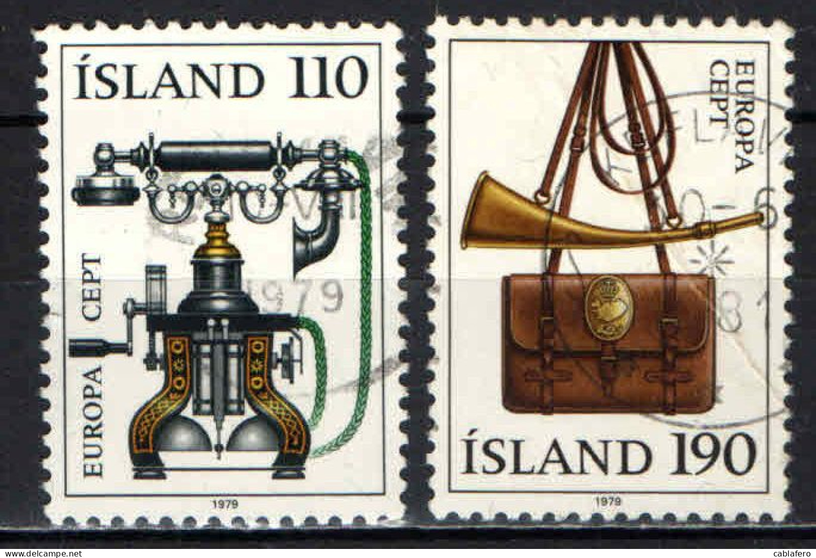 ISLANDA - 1979 - EUROPA UNITA: STORIA POSTALE - USATI - Gebraucht