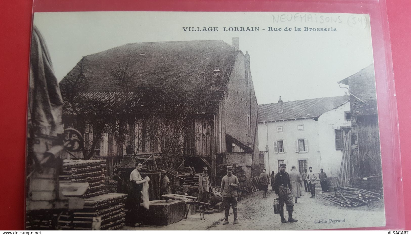 Village Lorrain , Rue De La Brosserie , Militaires - Neuves Maisons