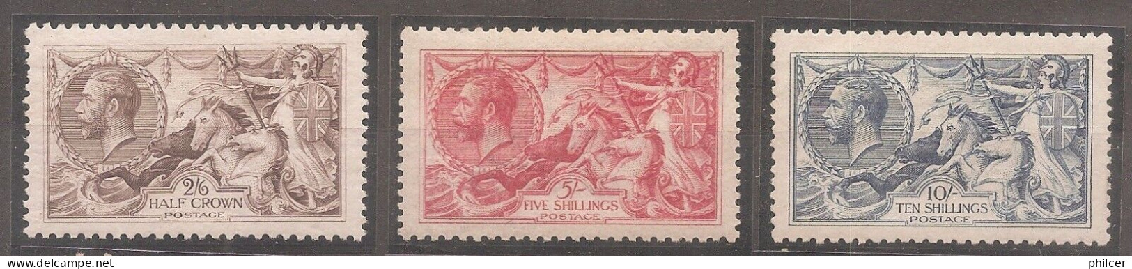 Great Britain, 1913, # Y 153/5, SG 400/2,  MH - Ungebraucht